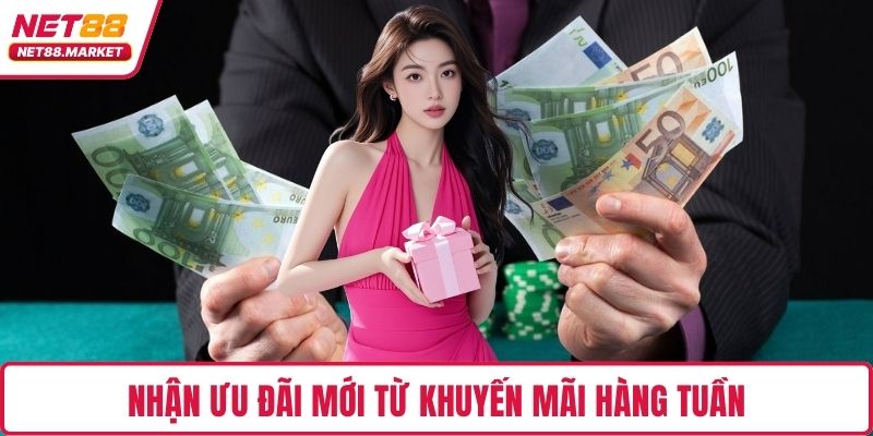 Nhận ưu đãi mới từ khuyến mãi hàng tuần